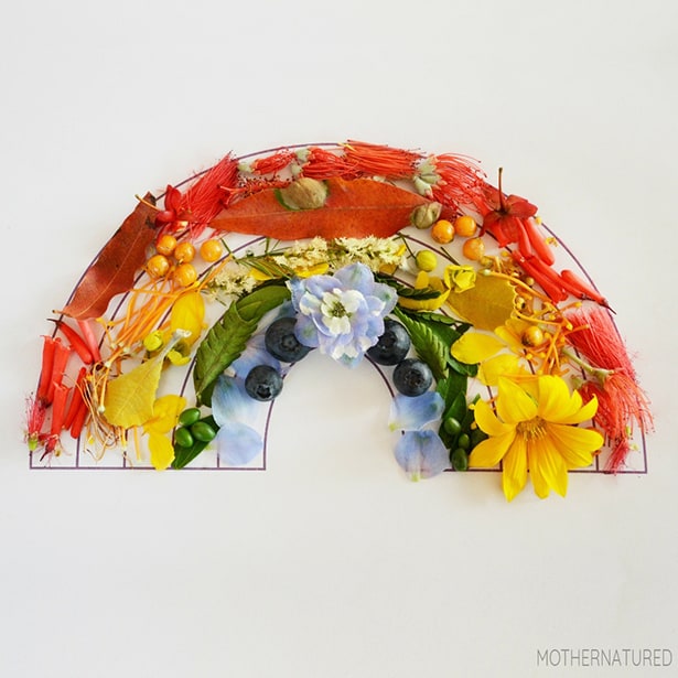 BEAUTIFUL NATURE ART AND CRAFT PRINTABLES FOR KIDS Shop   Rainbow Nature Craft 